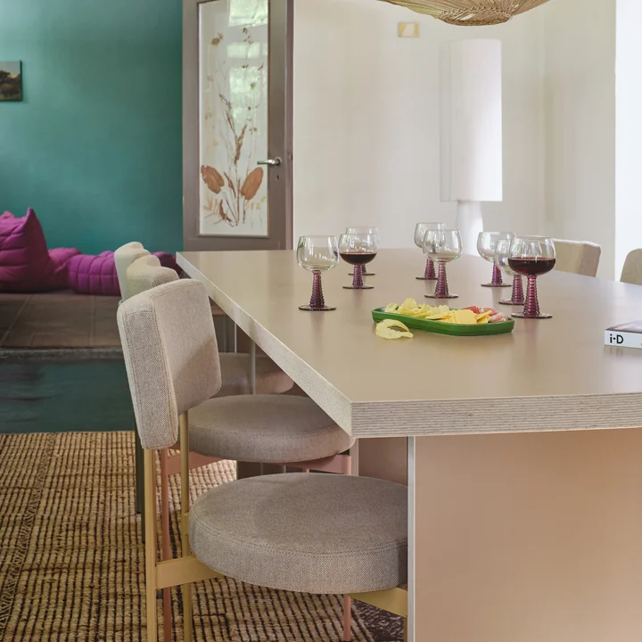 Table de salle à manger rectangulaire, cream de HKliving