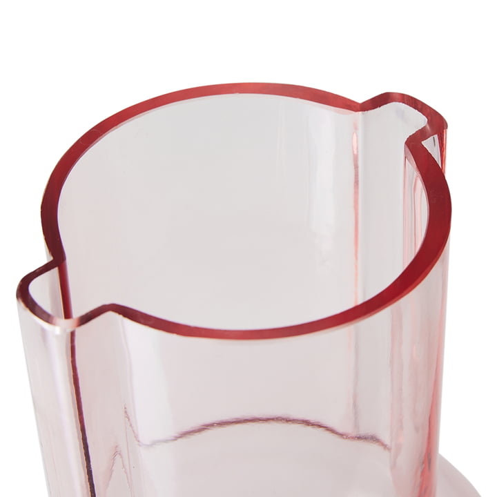 Vase en verre, sundae pink de HKliving