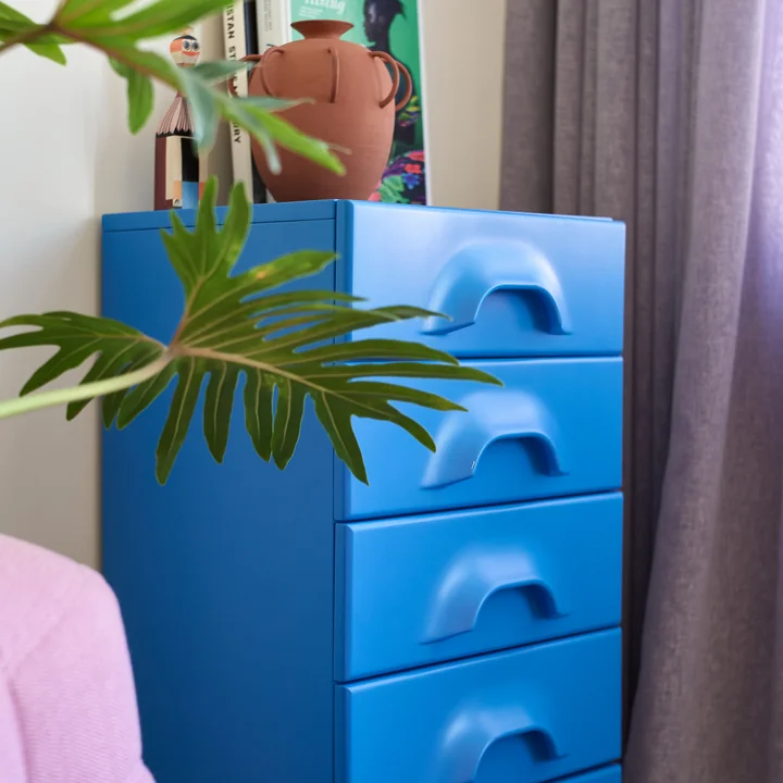 Commode, avec 6 tiroirs / bright blue de HKliving