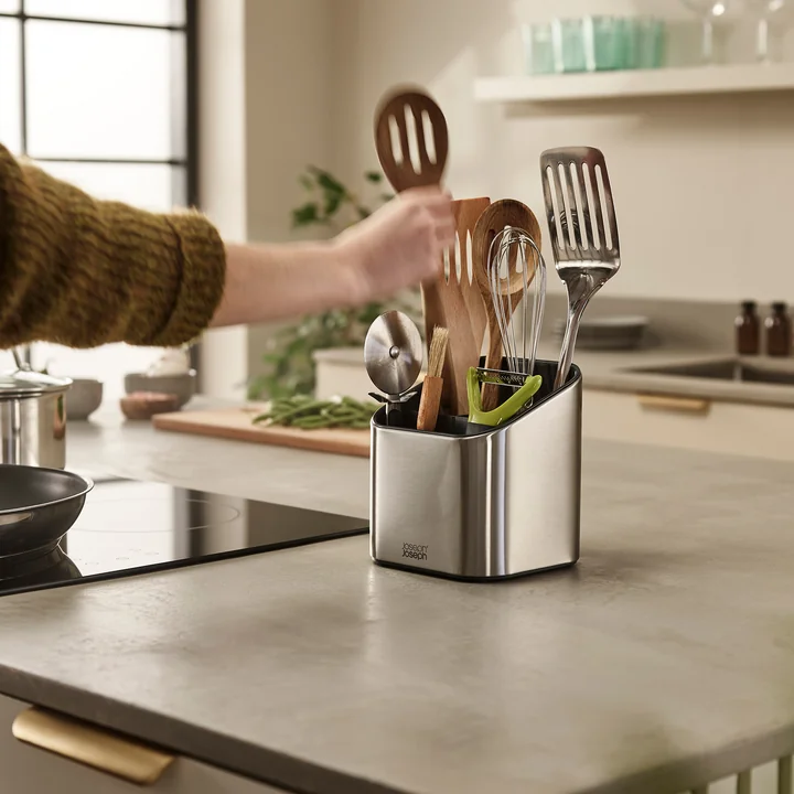 Surface Récipient à ustensiles en acier inoxydable de Joseph Joseph