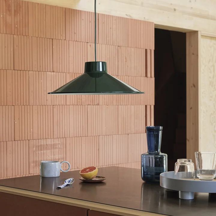 Top Lampe LED suspendue, Ø 36 cm, vert foncé de Muuto