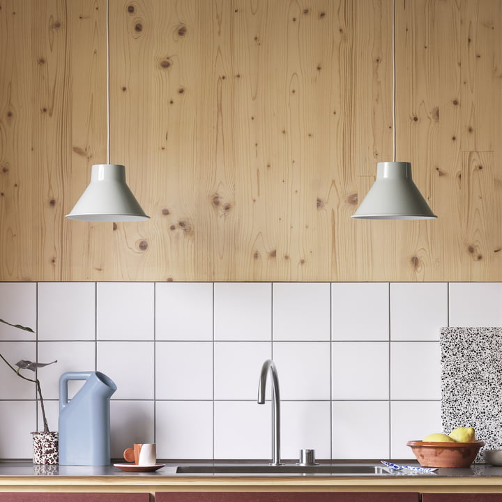 Top Lampe LED suspendue, Ø 21 cm, gris de Muuto