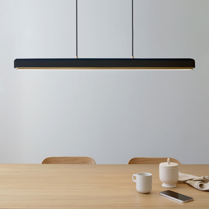 Hazel Branch Suspension LED, 100 cm, noir de Umage