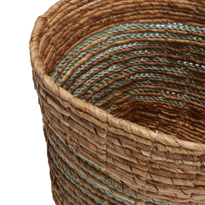 Reveal Panier de rangement, naturel de Hübsch Interior
