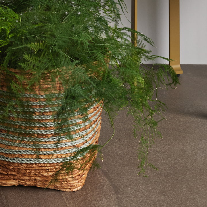 Reveal Panier de rangement, naturel de Hübsch Interior