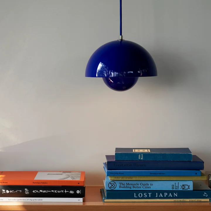 & Tradition - FlowerPot Lampe suspendue VP1, bleu cobalt
