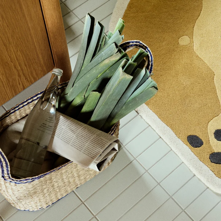 Lykke Panier de Broste Copenhagen dans la version natural / baja blue