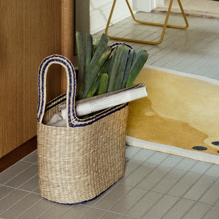 Lykke Panier de Broste Copenhagen dans la version natural / baja blue