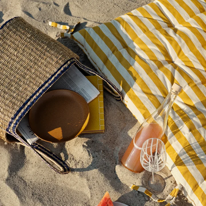 Lykke Panier de Broste Copenhagen dans la version natural / baja blue