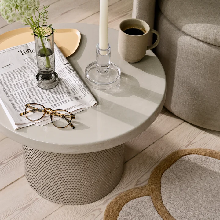 Tulina Table de Broste Copenhagen dans la couleur blanc cassé