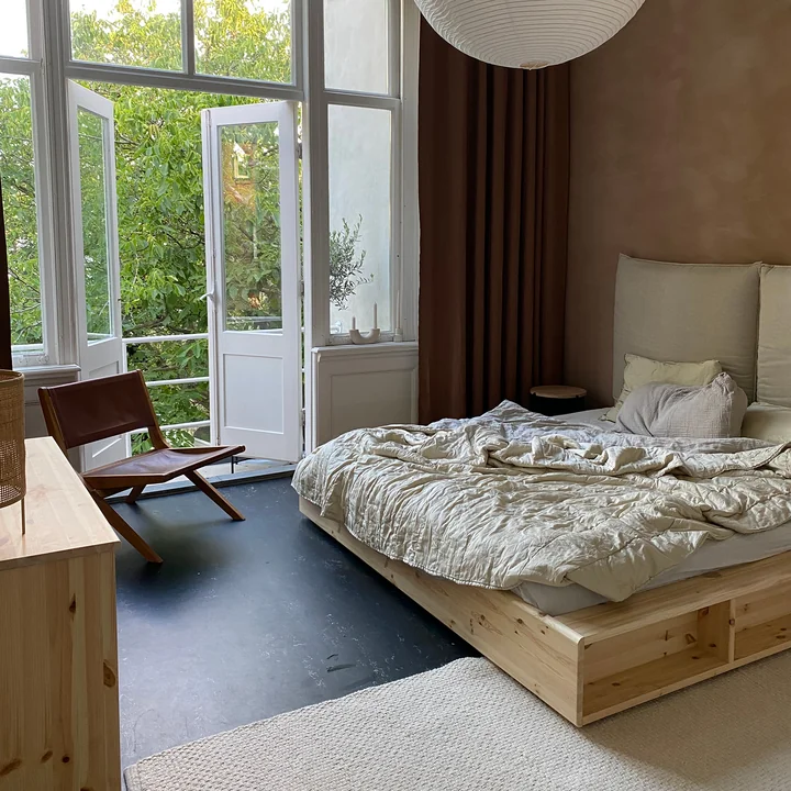 Karup Design - Ziggy Cadre de lit avec sommier à lattes et rangement