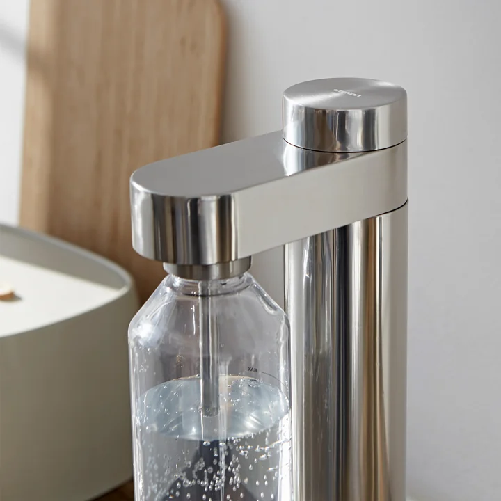 Brus Appareil à gazéifier l'eau de Stelton en version acier