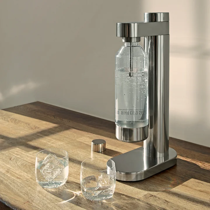 Brus Appareil à gazéifier l'eau de Stelton en version acier