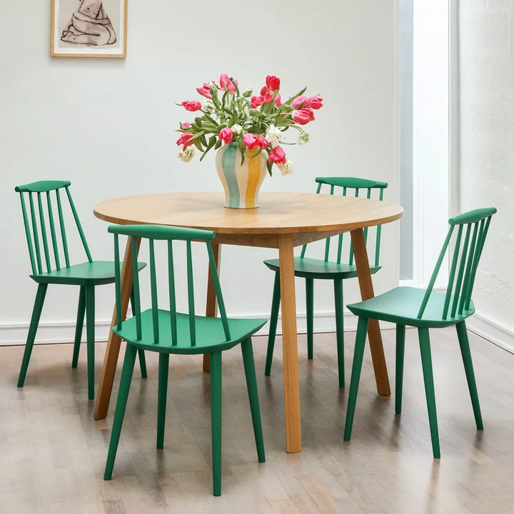 J77 Chair , jade green de HAY