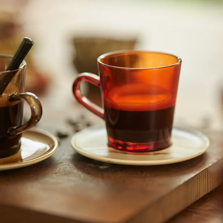 70's Tasse à café, amber brown de HKliving