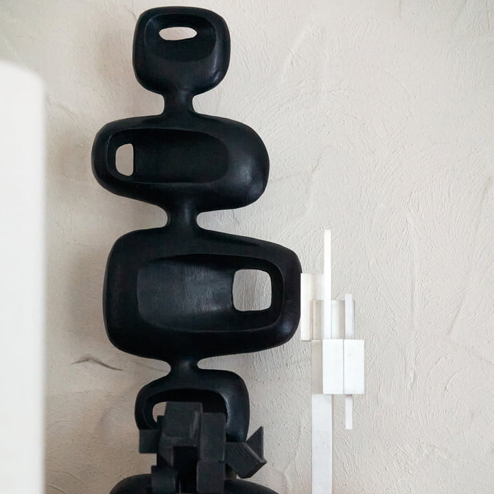 Sculpture en aluminium, heavy black de HKliving