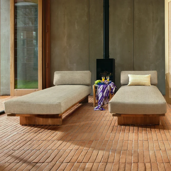 Teak Outdoor Daybed, natural de HKliving