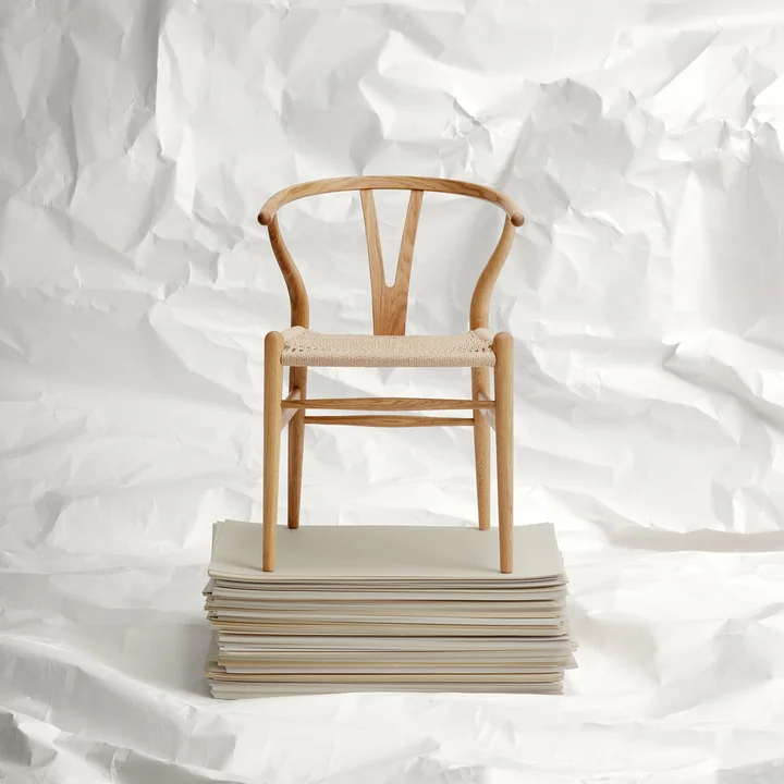 Carl Hansen - CH24 Wishbone Chair , chêne huilé / tressage naturel