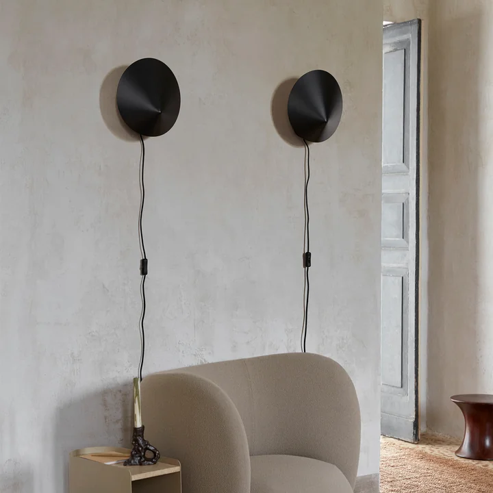 Ferm Living - Arum Sconce Applique murale, noir