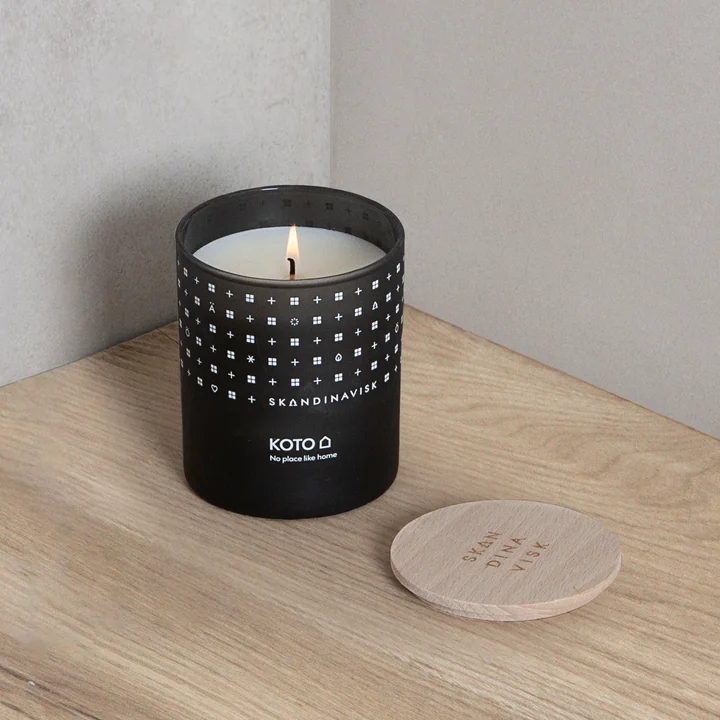 Bougie parfumée avec couvercle de Skandinavisk