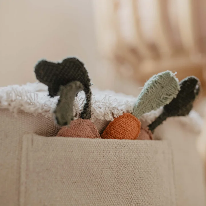 Tic-Tac-Toe Pouf, 50 x 50 cm, naturel de Lorena Canals