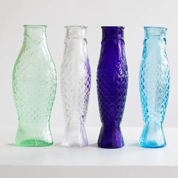 Fish & Fish Bouteille de verre de Serax
