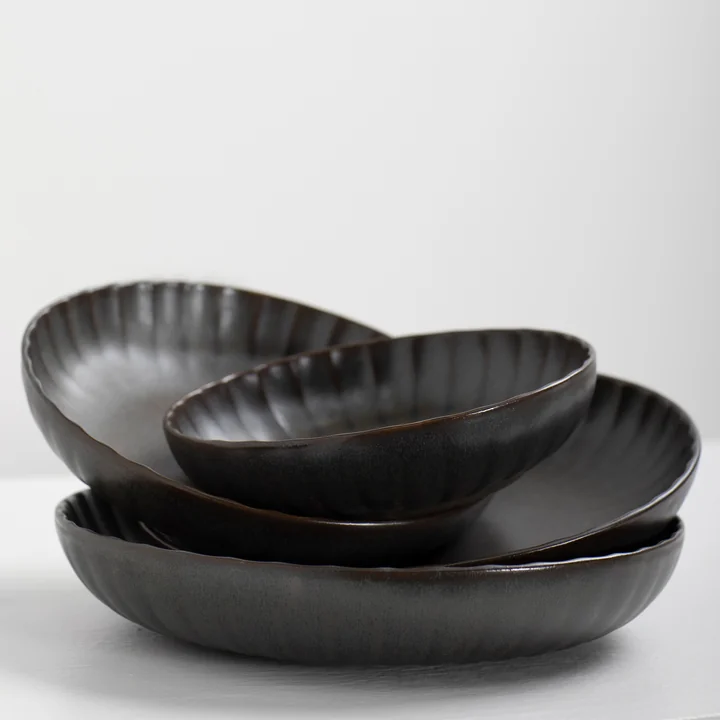 Inku Assiette de Serax de couleur verte