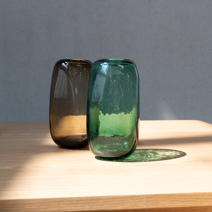 Studio Zondag - Vase en verre Ø 13 x H 22 cm