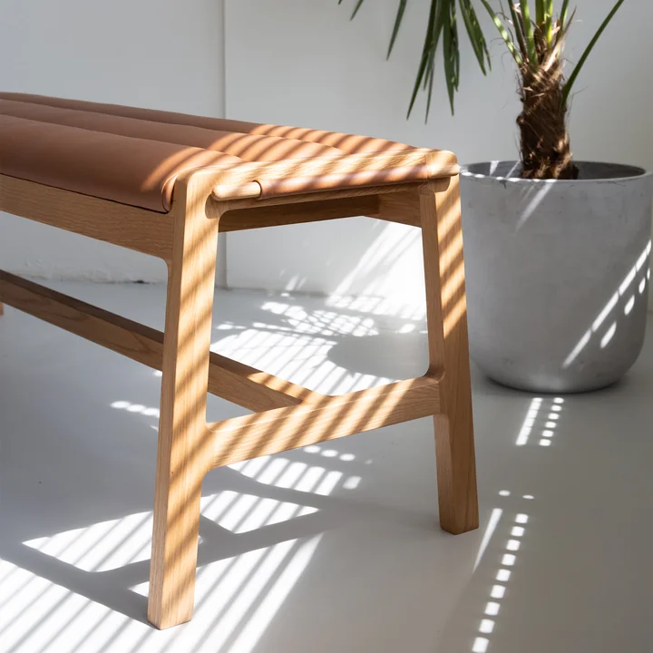 Studio Zondag - Leef Banc 140 cm, cognac