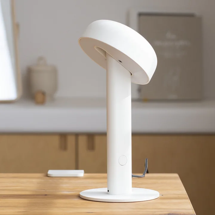 NOD Lampe de table LED, blanc nuage de TipToe