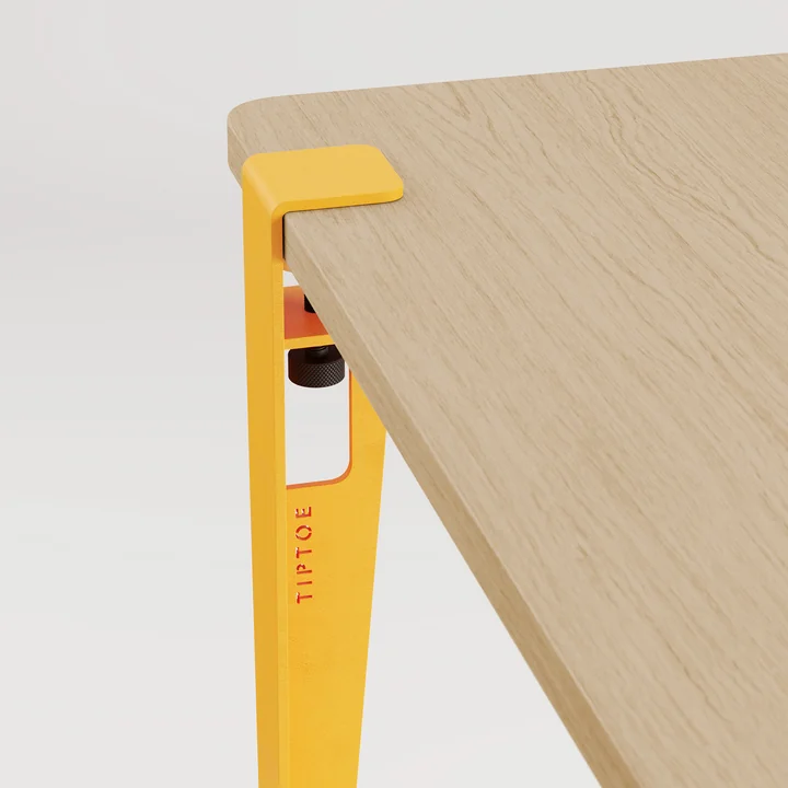 Pied de table Kids, H 50 cm, jaune soleil de TipToe