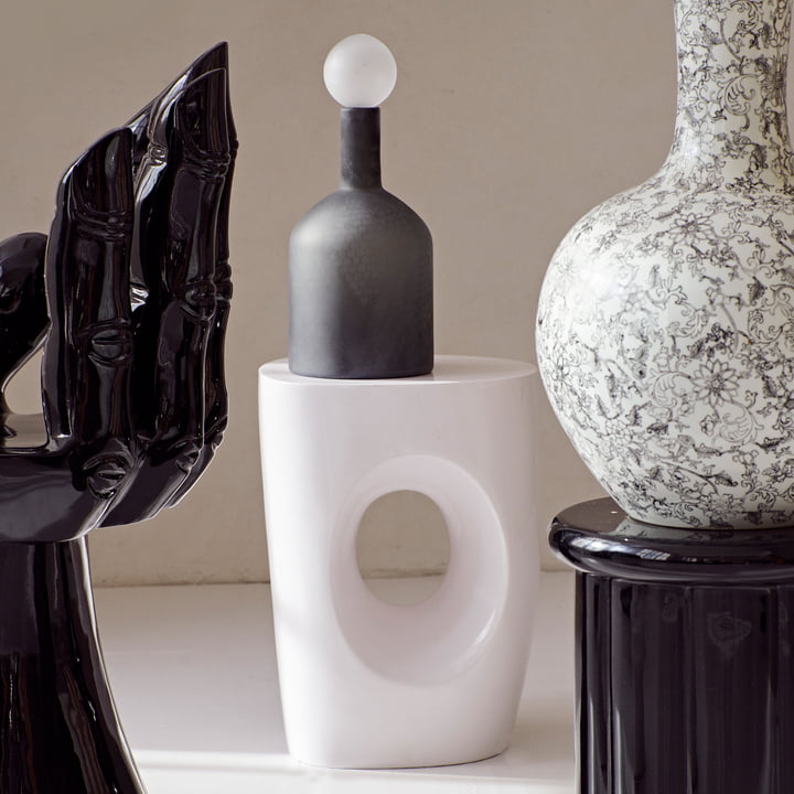 Pols Potten - Bubbles & Bottles Carafe, noir mat