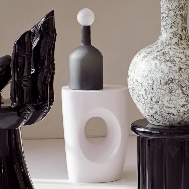 Pols Potten - Bubbles & Bottles Carafe, noir mat