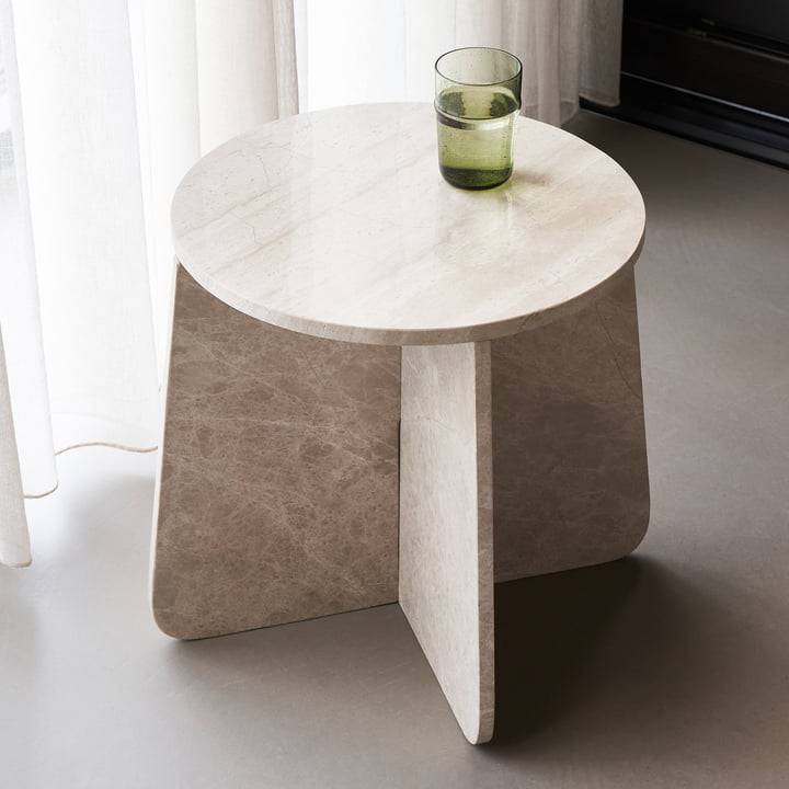 Marb Table d'appoint de House Doctor dans la couleur beige