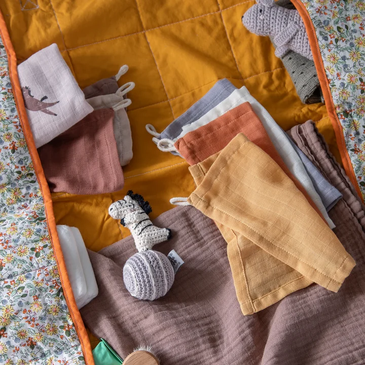 Sebra - Gants de toilette, Toes / Builders (set de 7)