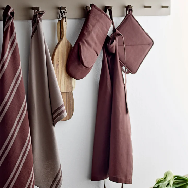 Södahl - Torchon à vaisselle Soft, 50 x 70 cm, coffee brown (lot de 2)