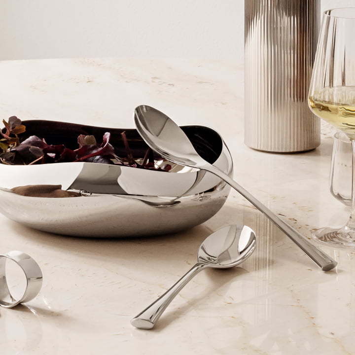 Cobra Couverts à salade, acier inoxydable de Georg Jensen