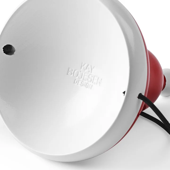 Bonnet à pointe pour le singe médium de Kay Bojesen en version rouge / blanc