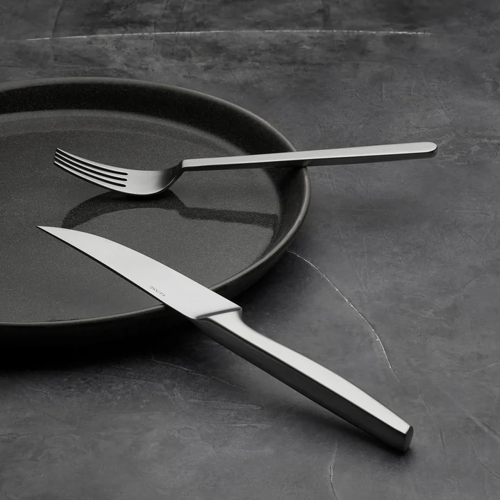 Gense - Norm Couteaux à steak, acier mat (set de 4)