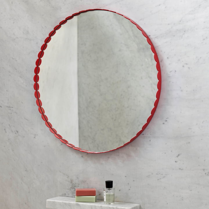 Arcs Miroir, rond, rouge de HAY