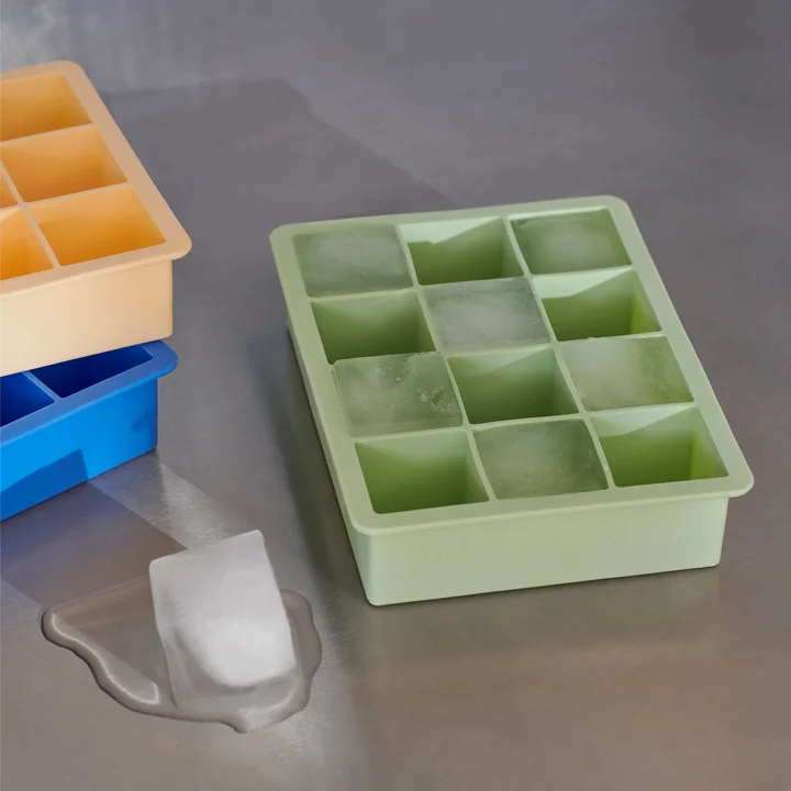 Machine à glaçons silicone rectangulaire XL de HAY