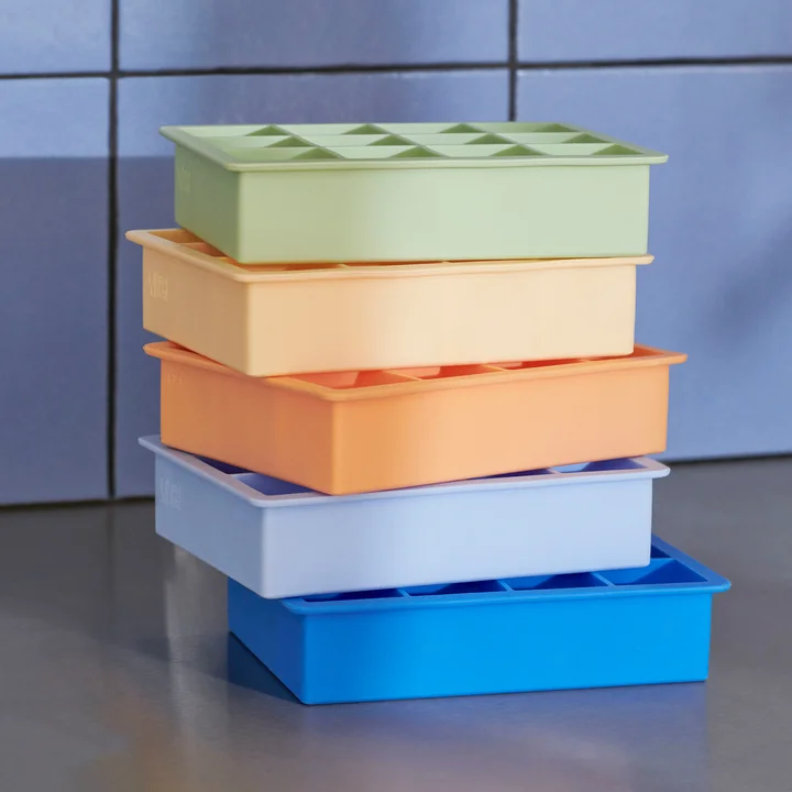 Machine à glaçons silicone rectangulaire XL de HAY