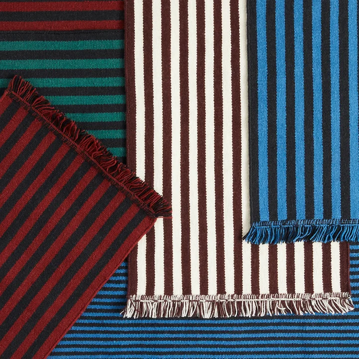 Stripes and Stripes Wool Tapis de HAY