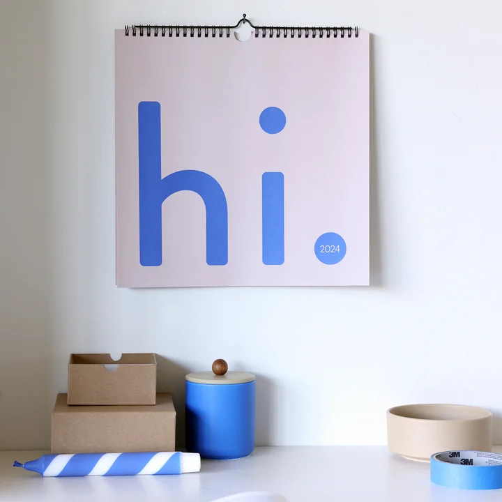 Calendrier mural Design-Letters-2024-Ambiente-1