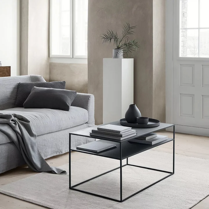 Fera Table basse de Blomus en couleur noir