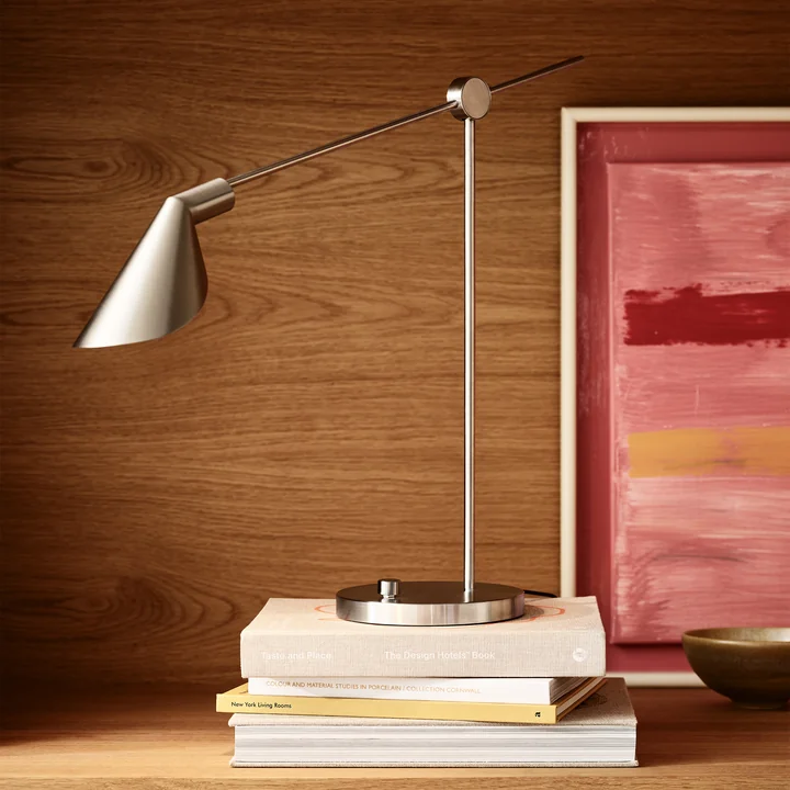 MS021 lampe de bureau de Fritz Hansen en version acier