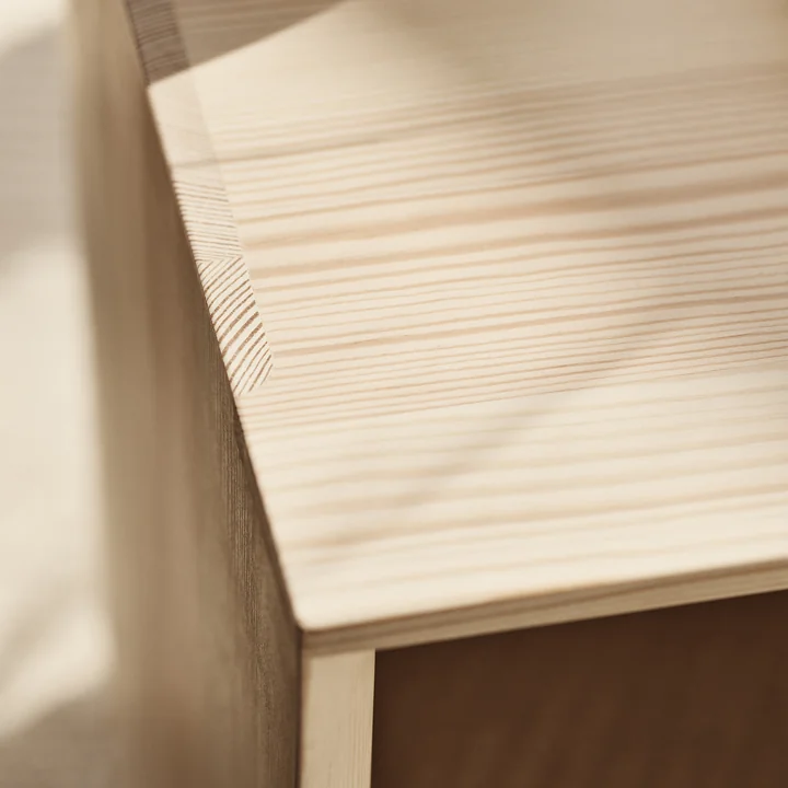 Taburet Tabouret de Fritz Hansen dans la finition pin huilé