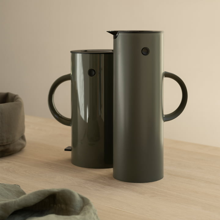 Stelton - Verseuse isolante EM 77, 1 l soft dark forest