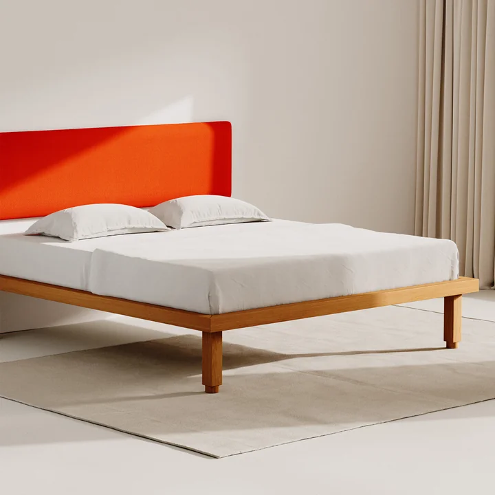 OUT Objekte unserer Tage - Frey Tête de lit, orange pur (Vidar 4 0542 by Kvadrat)