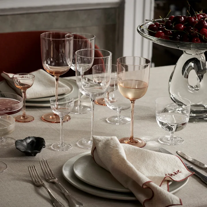 Host Verres, clair et blush de Ferm Living